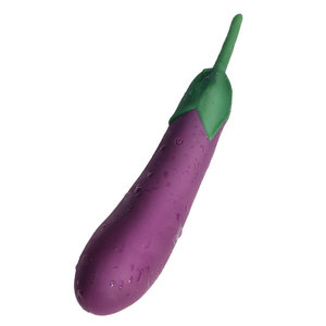 Silicone realistico vibratore di melanzane per le donne 10-Speed AV Wand massaggiatore frutta verdura masturbazione giocattolo - Product Image 1