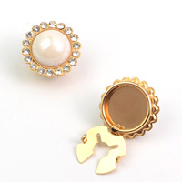 Boutons décoratifs en cristal RYL, boutons à clip détachables, boutons de couture pour chemises, manteaux, boutons décoratifs pour DIY, chemisiers, vêtements pour femmes