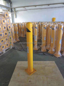 Yüksek kaliteli ağır palet raf toz kaplı açık çelik hareketli güvenlik sonrası sokak trafik güvenliği için bariyer direkleri - Product Image 4