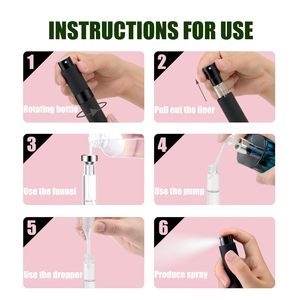 Mini Botella Portátil de Perfume de Aluminio de 5ml, Recargable, Envase Cosmético Vacío con Pulverizador, Impresión Serigrafiada - Product Image 4