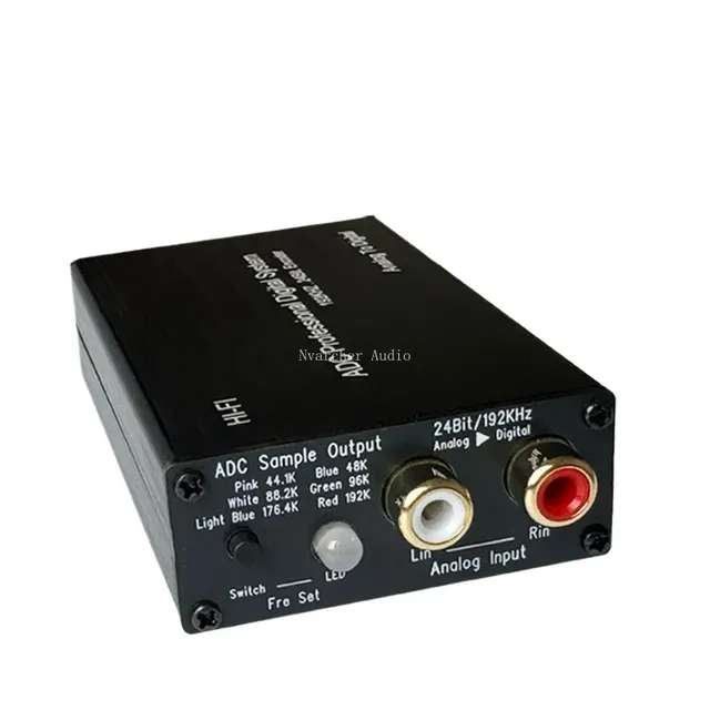 ADC Audio RCA Analog signal to Coaxial Fiber Unbalanced Conversion OPT Coaxial Digital signal Encoder