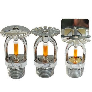 Tête d'incendie à pompe en laiton 1/2 pouce DN15 avec bulbe en verre vert 68 ° Système de protection incendie C - Product Image 2