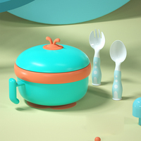 Vente flash : Ensemble de boîtes à lunch en acier inoxydable 316 et silicone PP de qualité alimentaire, étanches, sans BPA, pour bébés de 0 à 12 mois