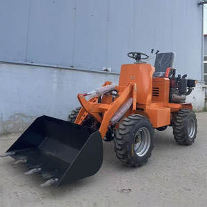 VOLNOS Mini chargeur frontal diesel 4WD avec tarière pour travaux d'aménagement paysager de petite ferme et de montagne - Product Image 1