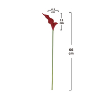 Hohe große Cara Lily künstliche dekorative Blumen im Freien Langlebige lebendige Rosen für Abschluss Valentinstag hoch