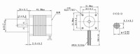 Motores paso a paso de lazo cerrado Nema 14 de alta precisión y alto torque lineal para aire acondicionado híbrido industrial con conector integrado CNC
