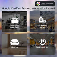 Tarjeta Localizadora Inteligente GPS Compatible con Find My de Google Android, Dispositivo Rastreador para Billetera, Coche, Equipaje, Mascotas para Android e IOS