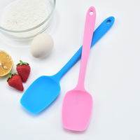 28.2CM Grattoir de cuisine en silicone de qualité alimentaire Outil de spatule de cuisson antiadhésive Résistant à la chaleur Spatule de mélange monobloc