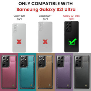 Caseme เคสหนังฝาหลังแบบฝาพับแม่เหล็ก, สำหรับ Samsung S23 22 21 FE Note 20 <span class=keywords><strong>10</strong></span> <span class=keywords><strong>Plus</strong></span> เคสกันกระแทกสำหรับ Samsung S23 FE - Product Image 6