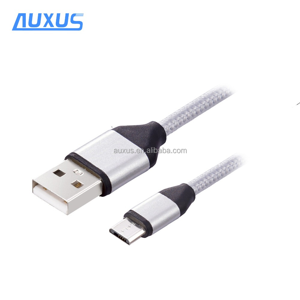 Алюминиевый корпус USB 2,0 3,0 A к Micro USB Мужской кабель для синхронизации данных и зарядки для мобильных устройств Android