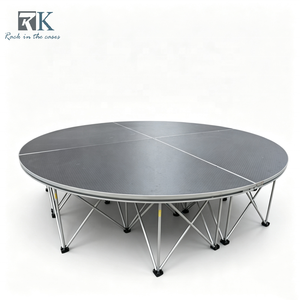 Kit de scène ronde de haute qualité, plateforme de scène intelligente avec podium, fournisseur de scènes de mariage - Product Image 1
