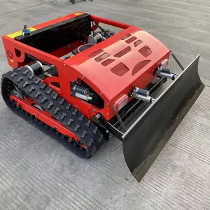 क्रॉलर लॉन घास काटने की मशीन टायर प्रकार रिमोट कंट्रोल स्वचालित गार्डन लॉन घास काटने की मशीन बिक्री के लिए प्रतिस्पर्धी मूल्य के साथ