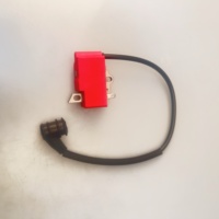 181 143 203 Bobine d'allumage (rouge) pour Dolmar pour Makita PS-460 PS-460D PS-500 PS-500D PS-510 PS-4600S PS-5000 PS-5000D PS-5000H
