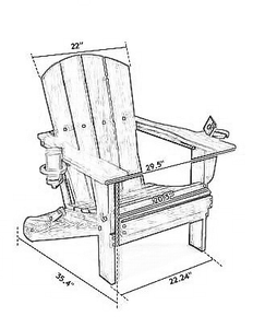 Silla Adirondack moderna al por mayor de HDPE resistente a la intemperie, ajustable, plegable, ecológica, para uso en el patio y el Parque - Product Image 2