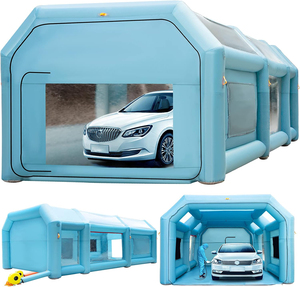 Custom Giant <b>Inflatable</b> Automotive Paint Booth <b>Inflatable</b> Paint Booth <b>Car</b> Paint Tent - Product Image 1