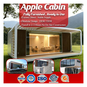Cabaña Prefabricada Apple, <span class=keywords><strong>Precio</strong></span> de Fábrica en China, <span class=keywords><strong>Casa</strong></span> Móvil Apple para Proyectos Residenciales - Product Image 1