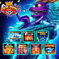 Application de jeu de pêche en ligne Juwa Orion Stars Vpower, Dragon Doré personnalisé pour plateforme de jeux d'arcade, en anglais