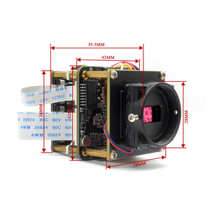 4K 8MP 초저조도 CMOS 센서 IMX585 IP 아날로그 듀얼 출력 카메라 모듈 HI3519DV500 칩 0.0001 Lux 야간 30FPS 센서 - Product Image 3