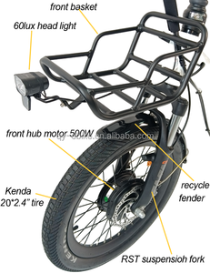 Triciclo Plegable de Alta Calidad de 20 Pulgadas con Batería Extraíble, Bicicleta de 3 Ruedas, Triciclo Eléctrico para la Familia - Product Image 2