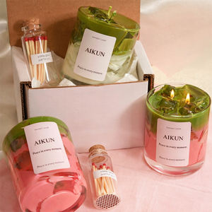 AIKUN Wholesale Scented Ice <b>Coffee</b> Candles Natural Soy Wax Long Lasting Aromatherapy Candles for Home Hotel SPA Decoration - Product Image 2