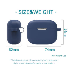 Adecuado para <span class=keywords><strong>JBL</strong></span> <span class=keywords><strong>TUNE</strong></span> 130NC TWS funda protectora de silicona para auriculares a prueba de golpes con gancho - Product Image 3