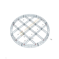 Structure de scène portable en alliage d'aluminium 300x300mm avec toit en truss, disponible pour concerts et événements, motifs carrés et triangulaires