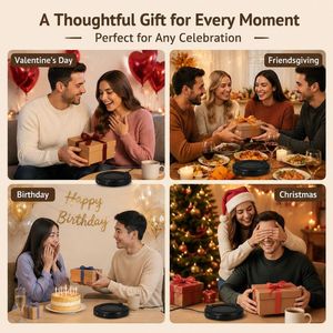 Papierbecherwärmer Kaffeekocher Tasse mit Auto-Abschaltfunktion Winter-Tee-Gadgets Kaffeegetränk Kabelloses Metall-WLAN-Ladegerät Geschenkset - Product Image 6