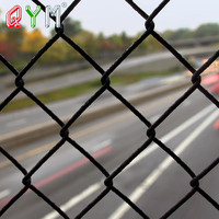 Produits de clôture temporaire en mailles de chaîne, clôture de terrain de tennis en maille diamant