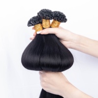 Nouvelle vente Super-septembre 100g K Tips Yaki Extension de cheveux humains droits Microlink V Tip Hair Install