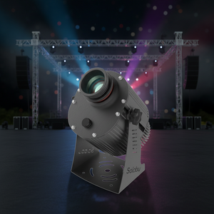 ไฟฉายโปรเจคเตอร์โลโก้โฆษณาเชิงพาณิชย์กลางแจ้ง 100W 200W IP68 พร้อมโคมไฟหมุนได้+หลอดไฟ LED+ไฟสปอตไลท์อะลูมิเนียมอัลลอย - Product Image 3