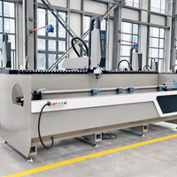 Máquina de Perforación y Fresado CNC de 3 Ejes con Motor de Husillo de 6kw para Fabricación de Puertas y Ventanas de Aluminio, Perfil de Aluminio, Cabezal Único