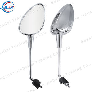 กระจกมองข้างอะลูมิเนียมดัดแปลงมอเตอร์ไซค์กระจกมองหลังสามเหลี่ยมชุบโลหะด้วยไฟฟ้าความละเอียดสูงสำหรับ300 <span class=keywords><strong>150</strong></span> <span class=keywords><strong>Vespa</strong></span> - Product Image 1