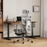 Chaise de bureau ergonomique en maille intégrale, design ergonomique, réglage en hauteur, pivotante et confortable avec soutien lombaire – Offre Spéciale