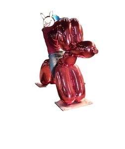 Estatua de decoración moderna para exteriores e interiores, escultura de resina de <span class=keywords><strong>perro</strong></span> con globos de Jeff <span class=keywords><strong>Koons</strong></span>, artesanía Popular, adornos - Product Image 1