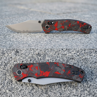 Couteau pliant personnalisé, couteau de poche tactique en acier VG-10, couteau d'assistance à l'ouverture pour le camping et la randonnée, outil utilitaire en gros T0042-6