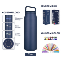Grosir Pabrik Cangkir Kopi Stainless Steel Lapis Ganda 12oz 16oz 20oz 32oz Bebas BPA Botol Air Termos Vakum Dingin