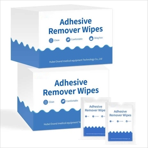 Bán buôn tùy chỉnh chất kết dính Remover khăn lau cá nhân đóng gói thân thiện với da dính Remover Pads - Product Image 1