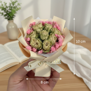 <span class=keywords><strong>Mini</strong></span> Buquê de Rosas Secas para Saída de Ar do Carro, Aromatizador Premium de Flores Preservadas para Decoração Automotiva, Aromatizador de Carro Personalizado para Mulheres - Product Image 2