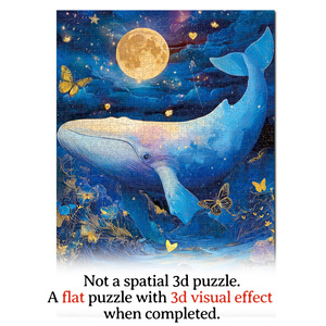 Puzzle personnalisé avec des animaux, motif personnalisé d'animaux domestiques et de faunes sauvages, puzzle en papier à emboîtement pour la décoration de la maison et les cadeaux - Product Image 5