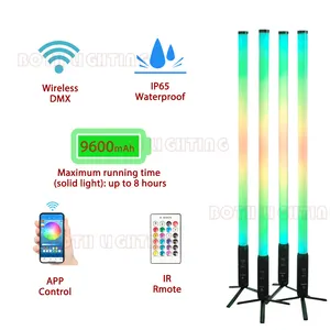 BOTH Hot Sell Pixel Led Tube LIGHT Waterproof IP65 For Event Dj Stage Effects Full Color Wireless Dmx Dj Light With App Control