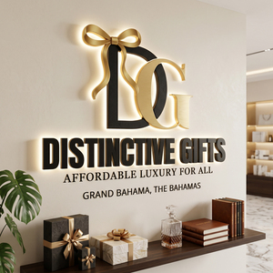 Letrero Luminoso Retroiluminado para Exteriores, Panel de Señalización Decorativo, Logotipo Personalizado con Luz, Letrero con Letras LED 3D para Negocios en Exteriores - Product Image 3
