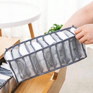 Set of 3 Non-woven Fabric Underwear Closet Drawer Organiser Foldable Wardrobe <strong>Storage</strong> <strong>Box</strong> for Bras Socks <strong>Ties</strong> Scarf - Product Image 4