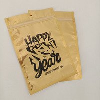 Stock Brown Gravure Printed Recyclable Resealable Stand Pouch Laminated Multiple Layer Plastic Aluminum Foil Zip Lock Milk Jelly