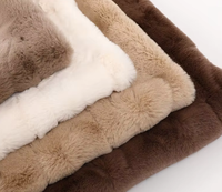 Rompi Mantel Flanel Plush Poliester Kelas Atas Bahan Khusus untuk Potongan Bunga, Tekstil Rumah, Sepatu, Topi, Mainan