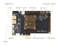Papan Pengembangan FPGA Xilinx ARTIX7 A7 Core Board XC7A200T 100T 35T PCIe