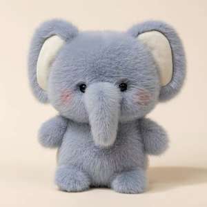 Ornement de poupée en peluche petit éléphant petite poupée castor accompagnant l'apprentissage et <span class=keywords><strong>la</strong></span> construction apprentissage et poupée d'élevage d'enfant - Product Image 5