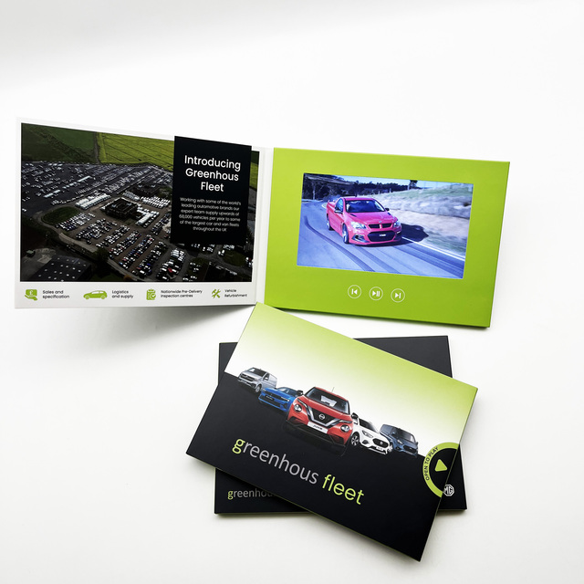 Best Seller Cheap Paper Advertising Display Screen 7 Inch LCD Screen Player Malier Greeting Cards Guest Book Video Brochure