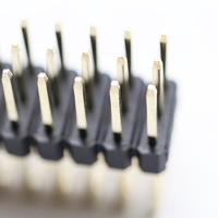 Conector de Ángulo Recto de Triple Fila, Espaciado Estándar de 2.54 mm, Altura de 2.5 mm, Conector de Ángulo Recto de Triple Fila