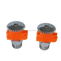 Têtes de sprinklers verticaux à réponse rapide Wanlian DN15 DN20, fabriquées dans le Fujian, accessoire standard de lutte contre l'incendie