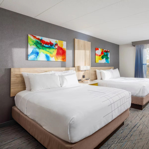 LA QUINTA INN & SUITES Servicio de diseño personalizado de fábrica superior Juego de muebles de dormitorio de hotel de 5 estrellas Muebles para el hogar - Product Image 1